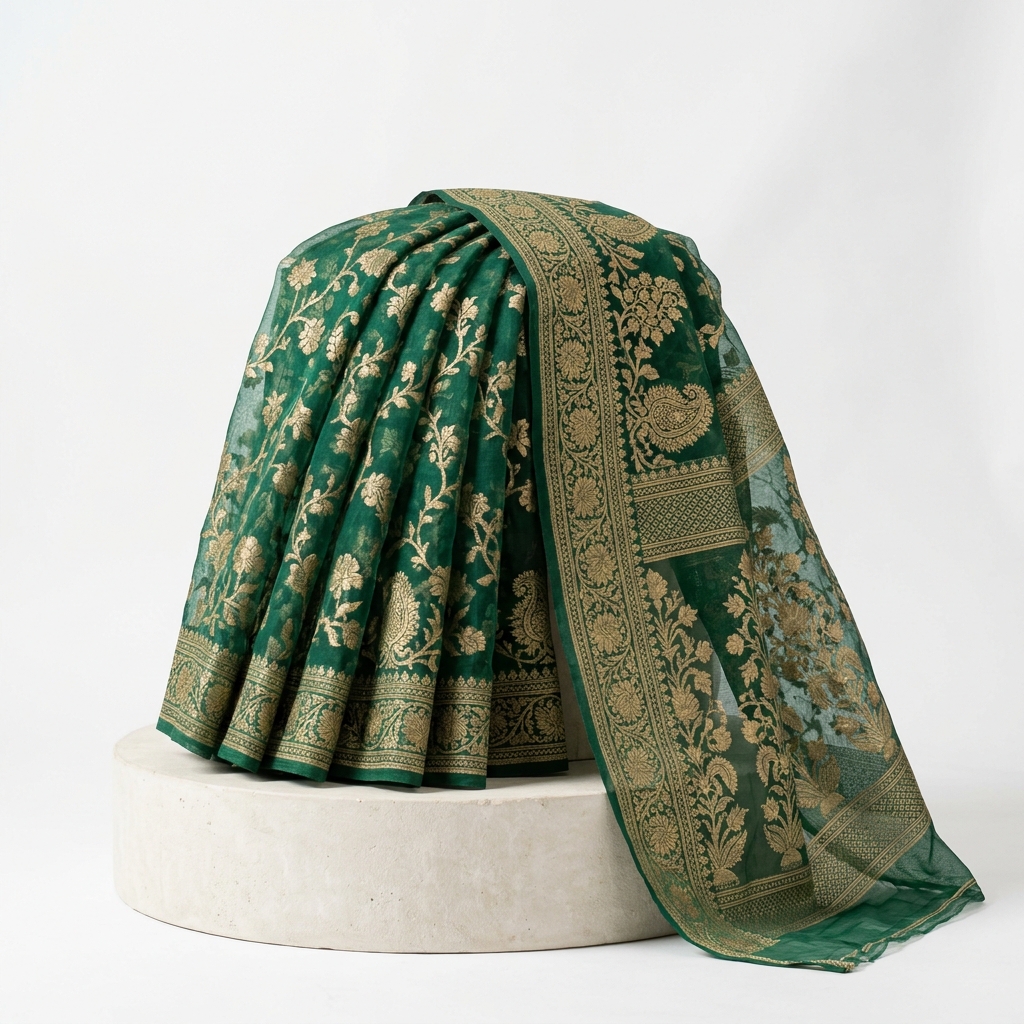 Bengal Jamdani Handloom Saree