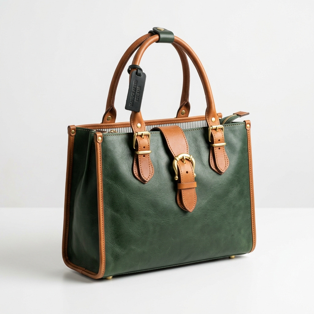 Full-Grain Leather Tote Bag